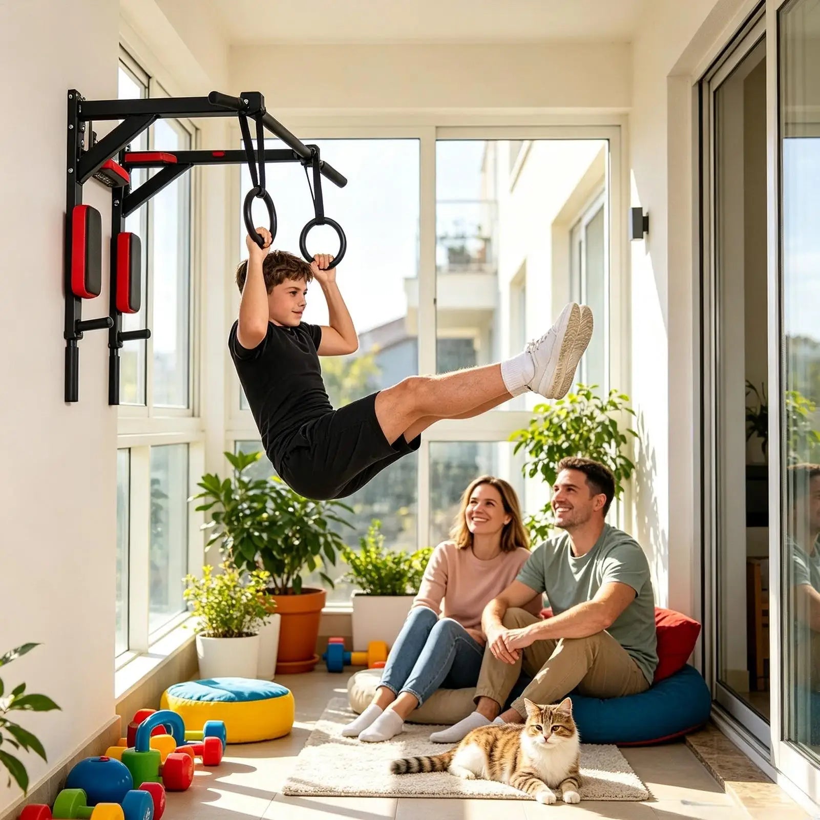 IronPulse 2-in-1 Wall Gym