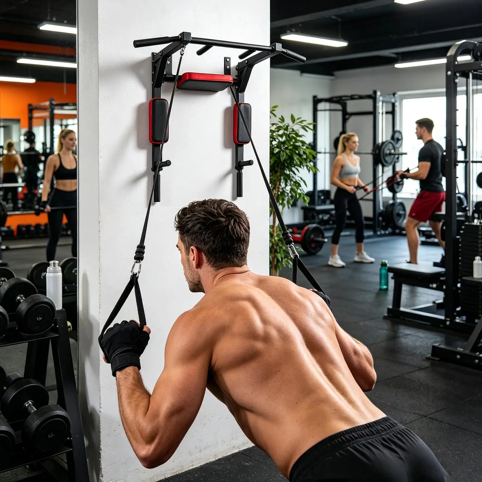 IronPulse 2-in-1 Wall Gym