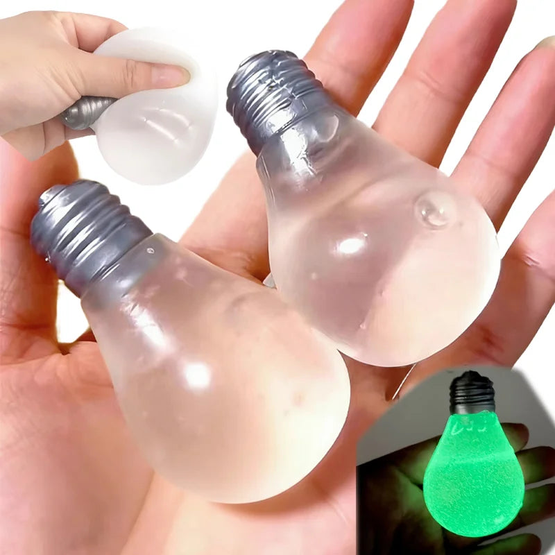 IronPulse X Squishy Light Bulb Maltose Luminous Squeeze Toy